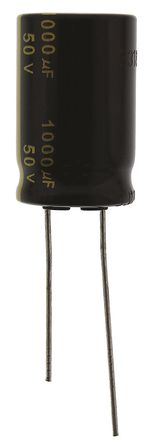 Panasonic - EEUFM1H102 - Panasonic FM ϵ 50 V ֱ 1000F ͨ  EEUFM1H102, 20%ݲ, +105C		