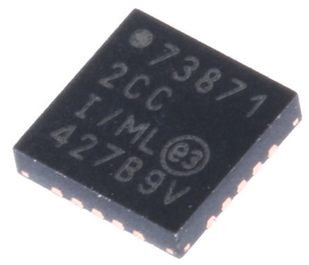 Microchip - MCP73871-2CCI/ML - Microchip MCP73871-2CCI/ML ӡ﮾ۺ ӳ IC, 1000mA, 4.5  6 VԴ, 20 QFNװ		