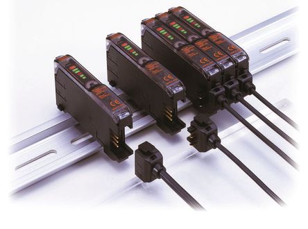 Omron - E3XNA44V - Omron E3XNA44V ˴, ɫ LEDԴ, PNP, 12  24 V ֱ		