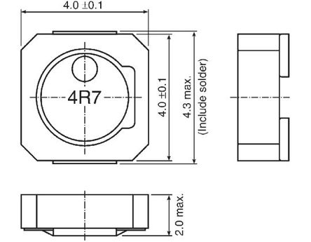 TDK - VLCF4020T-100MR85 - TDK VLCF4020 ϵ  10 H Ƭ VLCF4020T-100MR85, 20%ݲ, 1.22A Idc, 185mֱ		