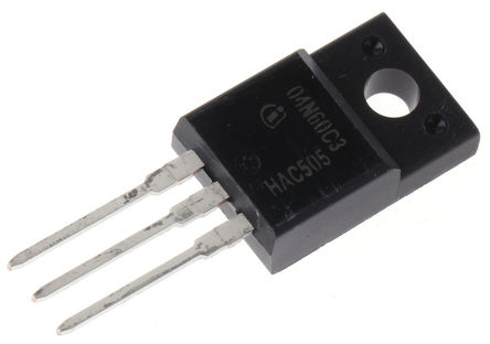Infineon - SPA04N60C3 - Infineon CoolMOS C3 ϵ Si N MOSFET SPA04N60C3, 4.5 A, Vds=650 V, 3 TO-220FPװ		