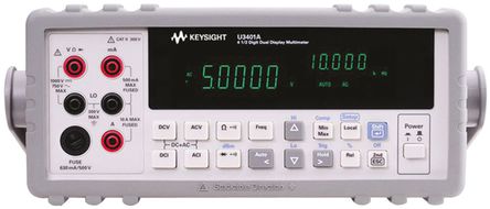 Keysight Technologies - U3401A - Keysight Technologies U3401A 台式 750V ac, 10A ac 数字万用表, 测量500 Ω → 50 MΩ		
