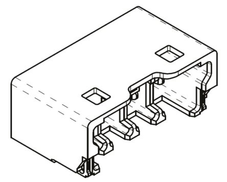 Molex - 104046-0417 - Molex ILLUMIMATE ϵ 4· 2mmھ (1) ֱ  104046-0417, Ӷ˽, 1A, 氲װ		
