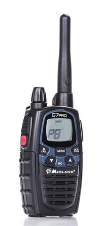 Midland - 55.C1090.02 - Midland G7 Pro 69 (LPD), 8 (PMR446)ͨ LCD ʾ 446MHz ߶Խ 55.C1090.02		