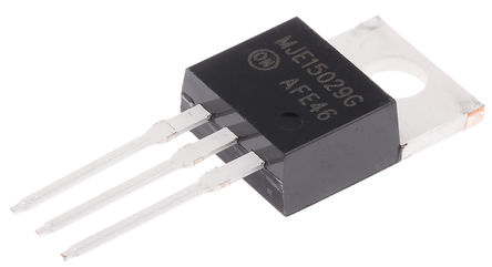 ON Semiconductor - MJE15029G - ON Semiconductor MJE15029G , PNP , 8 A, Vce=120 V, HFE:20, 30 MHz, 3 TO-220ABװ		