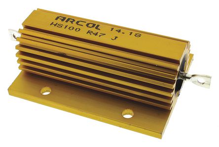 Arcol - HS100 R47 J - Arcol HS100 ϵ HS100 R47 J 100W 470m 5%  尲װ̶ֵ, Ӷ, Ƿװ		