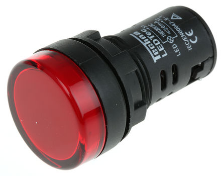 TECHNA - LEDtecRed110Vac - TECHNA ɫ LED ָʾ LEDtecRed110Vac, 22mmֱ, IP65		