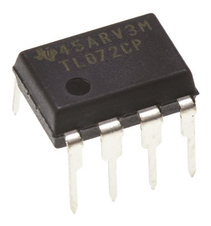 Texas Instruments - TL072CP - Texas Instruments TL072CP ˫ ����Ŵ���, 3MHz���������, 8���� PDIP��װ		