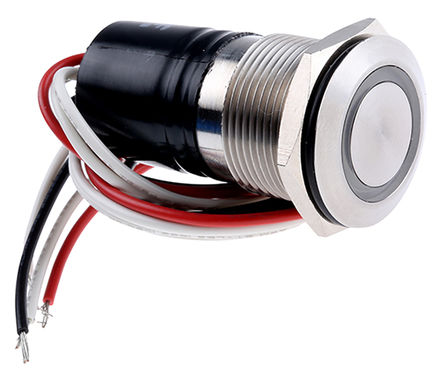 Bulgin - MPI002/FL/GN/24 - Bulgin MPI002/FL/GN/24 IP66 ˲ SP -  ɫLED 尲װ ť, 50 mA @ 24 V ֱ		