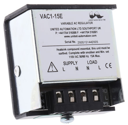 United Automation - A72152 - United Automation ٶȿ A72152, ޱٶ趨, 110 V , 15A		