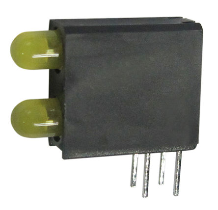 Kingbright - L-710A8GE/2LYD-RV - Kingbright L-710A8GE/2LYD-RV ɫ ֱ LED ָʾ, 40, 2 LED, 2.5 V, ͨװװ		