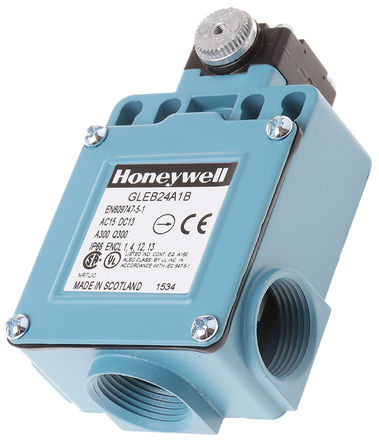 Honeywell - GLEB24A1B - Honeywell GLE ϵ IP67 ѹп ٶ λ GLEB24A1B, תܸ, DPDT, 2 /2 , 300V		