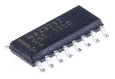 Maxim - MAX3232ESE+ - Maxim MAX3232ESE+ 235kbps ·շ, EIA/TIA-232/ EIA/TIA-562/ RS-232ӿ, 2-TX 2-RX 2-TRX, 3.3 V5 VԴ, 16 SOICװ		