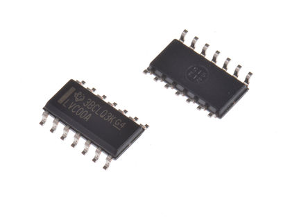 Texas Instruments - SN74LVC00AD - Texas Instruments SN74LVC00AD 4 2 NAND ߼, 24mA, 1.65  3.6 VԴ, 14 SOICװ		