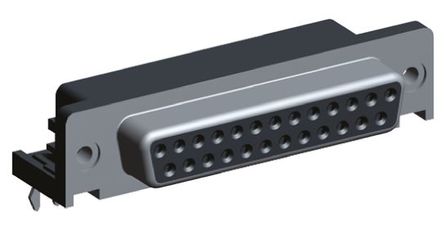 TE Connectivity - 1734350-1 - TE Connectivity Amplimite HD-20 ϵ 2.77mm ھ 25 · ֱ ͨװװ PCB D-sub   1734350-1		