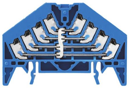 Weidmuller - PPV 4 BL 35X7.5 DGR -1267920000 - Weidmuller P ϵ ɫ ׼ DIN  1267920000, 17.5A, 250 V		