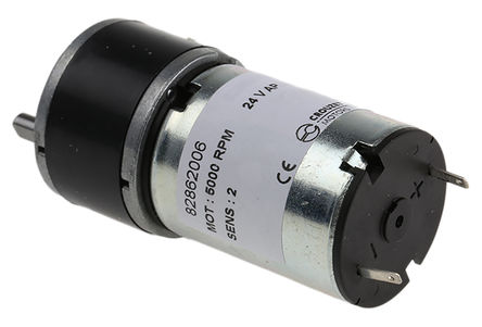Crouzet - 82862006 - Crouzet ֱִ綯 82862006, ˢ, 24 V ֱ, 0.5 Nm, 45 rpm, 3 W		