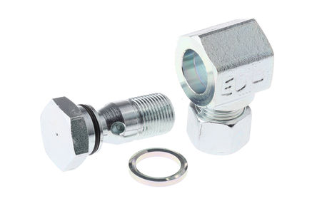 Parker - WH12LRCF - Parker G 3/8  Һѹת׽ͷ WH12LRCF, 315 bar ѹ, -40  +120C		