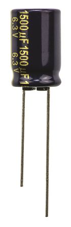 Panasonic - EEUFK0J152 - Panasonic FK  ϵ 6.3 V ֱ 1500F ͨ  EEUFK0J152, 20%ݲ, +105C		