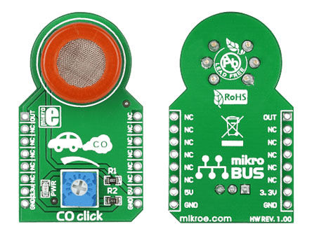 MikroElektronika - MIKROE-1626 - MikroElektronika C0 click  ԰ MIKROE-1626;  MQ-7		