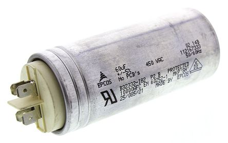 EPCOS - B32332I6606J082 - EPCOS B32332 ϵ 60F ۱ϩ (PP) B32332I6606J082, 5%, 450V , װ		