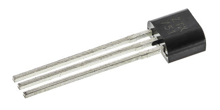 DiodesZetex - ZTX751 - DiodesZetex ZTX751 , PNP , 2 A, Vce=60 V, HFE:40, 140 MHz, 3 E-Lineװ		