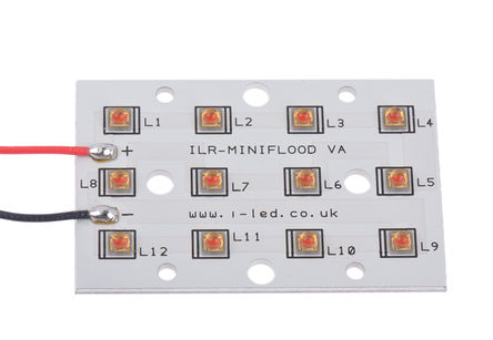 Intelligent LED Solutions - ILR-ON12-HYRE-SC211-WIR200. - ILS OSLON SSL 80 MiniFlood ϵ 12 ɫ LED  ILR-ON12-HYRE-SC211-WIR200., 4800 mW		