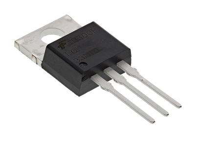 Fairchild Semiconductor - FQP33N10 - Fairchild Semiconductor QFET ϵ Si N MOSFET FQP33N10, 33 A, Vds=100 V, 3 TO-220ABװ		