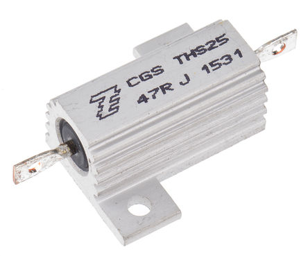 TE Connectivity - THS2547RJ - TE Connectivity THS25 ϵ�� THS2547RJ 25W 47�� ��5% ���� ��尲װ�̶�ֵ������, ��Ƭ�Ӷ�, ���Ƿ�װ		