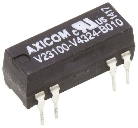 TE Connectivity - 3-1393763-9 - TE Connectivity V23100V4324B10 DPNO Ƭ̵, 1 A, 24V dc, 19.3 x 7 x 7.5mm		