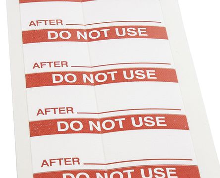 RS Pro - TLB8003A19 - RS Pro TLB8003A19 140װ Ԥӡճǩ, 38mm, 15mm Do Not Use		