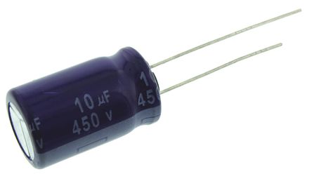 Panasonic - ECA2WM100 - Panasonic M ϵ 450 V ֱ 10F ͨ  ECA2WM100, 20%ݲ, +85C		