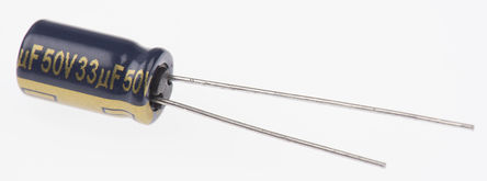 Panasonic - EEUFC1H330 - Panasonic FC  ϵ 50 V ֱ 33F ͨ  EEUFC1H330, 20%ݲ, 600m(ֵ), +105C		