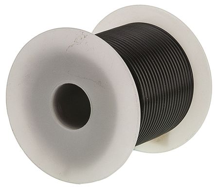 Alpha Wire - 3075 BK005 - Alpha Wire 30m ɫ 18 AWG UL1015 о ڲߵ 3075 BK005, 0.81 mm2 , 16/0.25 mm оʾ, 600 V		