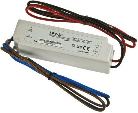 Mean Well - LPV-20-15 - Mean Well LED  LPV-20-15, 127  370 V ֱ90  264 V , 15V, 1.33A, 20W		