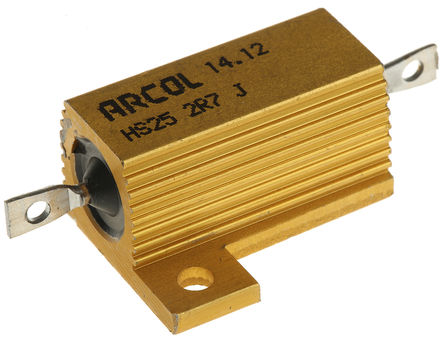 Arcol - HS25 2R7 J - Arcol HS25 ϵ HS25 2R7 J 25W 2.7 5%  尲װ̶ֵ, Ӷ, Ƿװ		