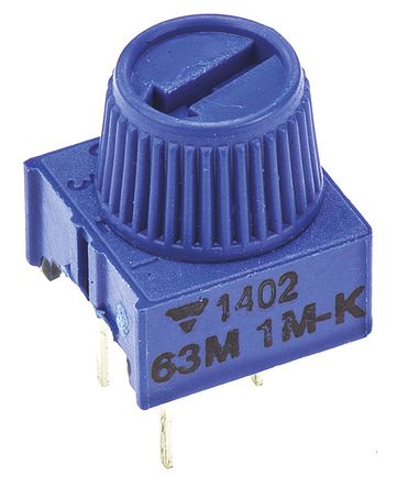 Vishay - M63M105KB30T607 - Vishay 63M-T607 ϵ ͨ ΢ M63M105KB30T607, Ӷ, 1M 10%, 1/2W, 100ppm/C		