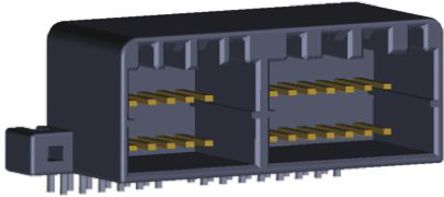 TE Connectivity - 1-175976-2 - TE Connectivity Multilock 040 II ϵ 2 28· ֱ 2.5mmھ ͨ ӡˢ· 1-175976-2, Ӷ˽, ߶԰		