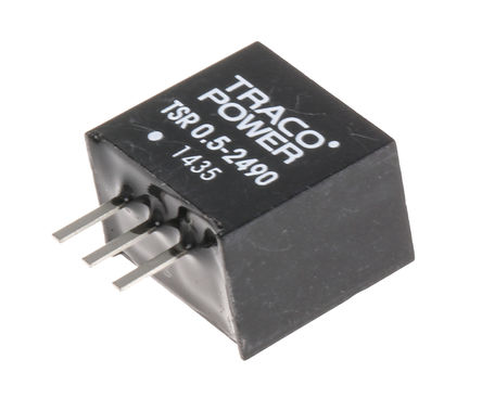 TRACOPOWER - TSR 0.5-2490 - TRACOPOWER TSR 0.5 ϵ ѹ TSR 0.5-2490, 11  32V dc, 9V dc, 500mA SIP 3 װ		