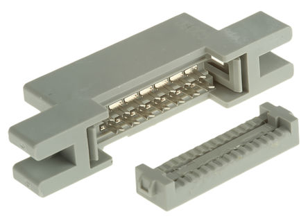 3M - 4614-6000 - 3M 4600 ϵ 14· 2.54mmھ (2) ֱ IDC  4614-6000, IDT˽, 1A, °װ		