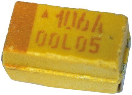 AVX - TPSA106K010R1800 - AVX TPS ϵ 10F ±10% SMD  TPSA106K010R1800, 10 V ֱ, 3216-18 װ, 1.8 ESR, +125°C		