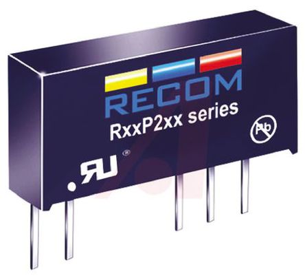 Recom - R05P21509D - Recom 2W ʽֱ-ֱת R05P21509D, 4.5  5.5 V ֱ, -9 V dc, 15 V dc, -111 mA, 67 mA		