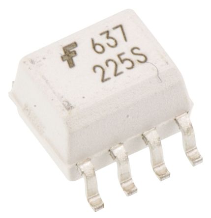 Fairchild Semiconductor - HCPL0637 - Fairchild ˫ͨ  HCPL0637, ֱ, ߼, 8 SOIC װ		