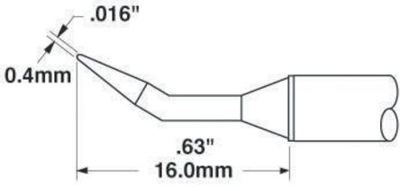 OK International - STTC-040 - OK International STTC ϵ, 0.4 mm 30 ׶ ͷ		
