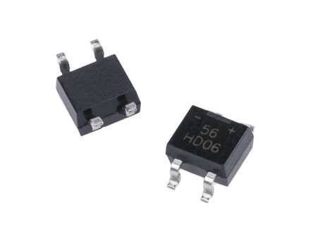 DiodesZetex - HD06-T - DiodesZetex HD06-T  , 800mA 600V, 4 MiniDIP SMDװ		