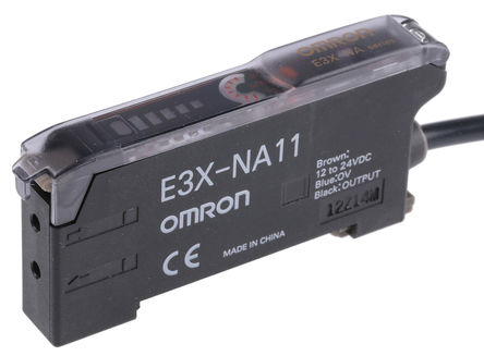 Omron - E3XNA112M - Omron E3XNA112M ˴, ɫ LEDԴ, NPN, IP50, 12  24 V ֱ		