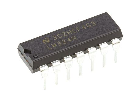 Texas Instruments - LM324N/NOPB - Texas Instruments LM324N/NOPB · Ŵ, 1MHz, 5  28 VԴѹ, 14 MDIPװ		