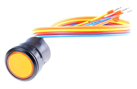 EAO - K84-603.4709S - EAO K84-603.4709S IP67 ɫ ˲ SP -  ɫLED 尲װ ť, 100 mA@ 24 V ֱ		