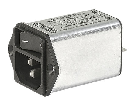 Schurter - DC12.5202.031 - Schurter 尲װ C14 IEC ˲ ͷ DC12.5202.031, Ӷ˽, 10A, 250 V 		