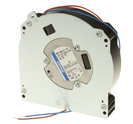 ebm-papst - RLF100-11/12 - ebm-papst RLF100 ϵ ʽ ķ RLF100-11/12, 12 V ֱ, 64m3/h, 127 x 127 x 25.4mm		